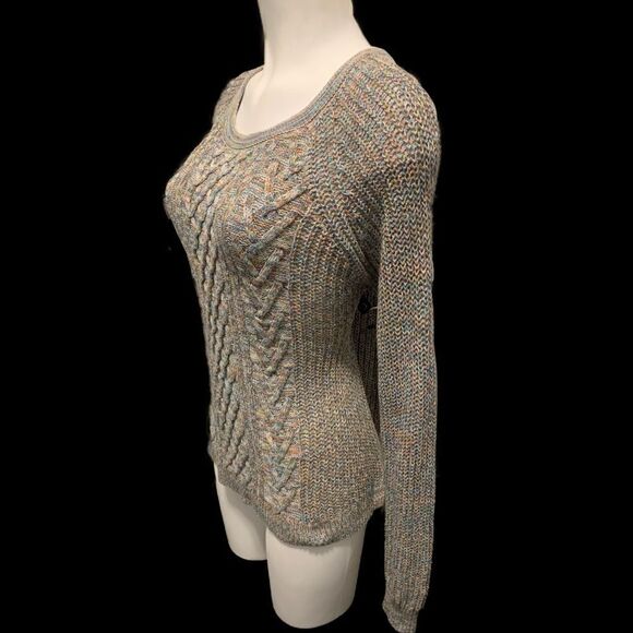 $5 ADD ON ITEM Faded glory knit Multicolor sweater sz … - Picture 7 of 11